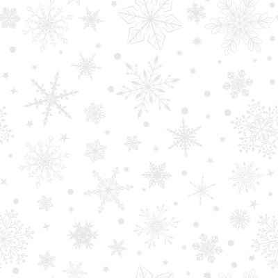 圣诞雪花无缝图案
