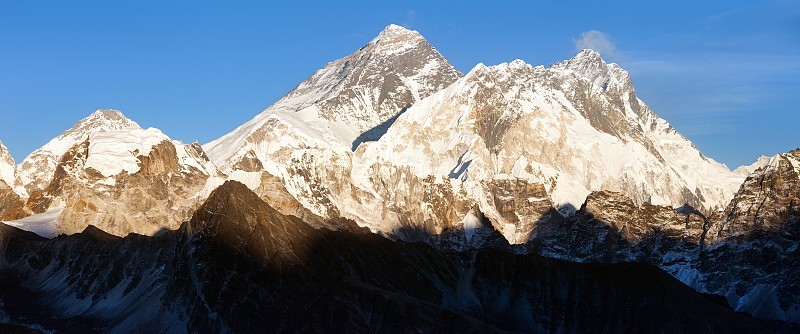 珠穆朗玛峰和洛子山