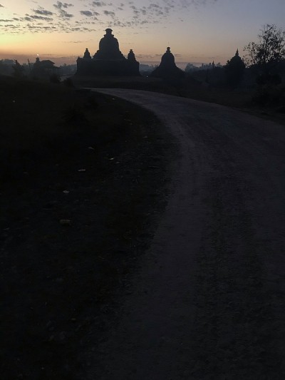 缅甸的Mrauk-U风景