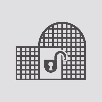 监狱图标。矢量插图。