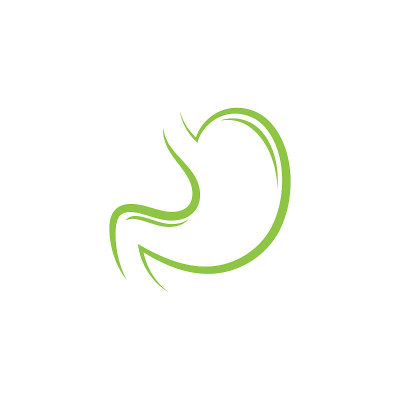 胃标志图标矢量模板插图