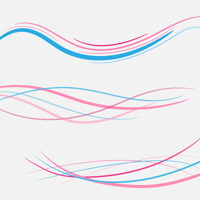 Vector colors wavy wave abstract swoosh background