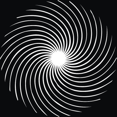 螺旋的背景。矢量插图。圆形，辐射抽象形状图案