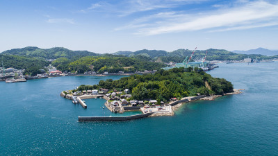 日本濑户内海的黑岛