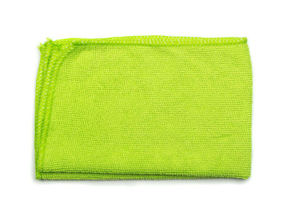 Green Microfiber Cleaning Cloth