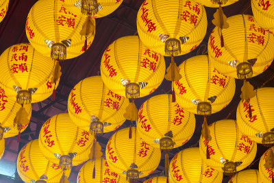 中国，宗教信仰，黄色，祝福灯