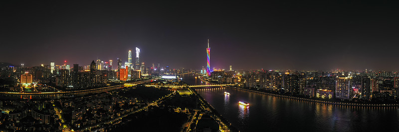 中国广东省广州市夜景