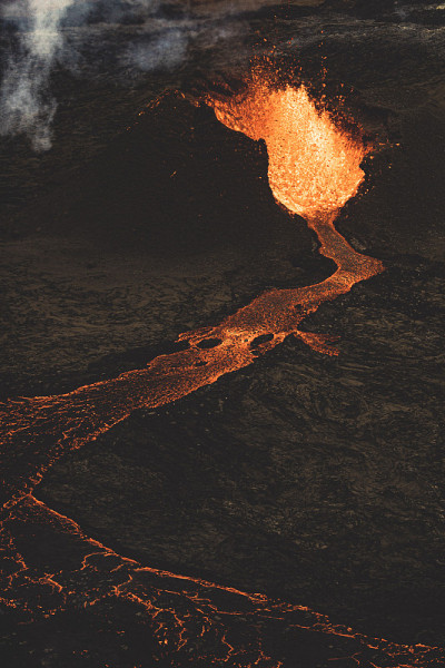 Geldingadalur火山，冰岛