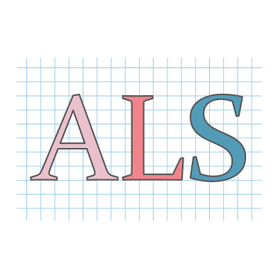 ALS(肌萎缩性侧索硬化症)写在方格纸上
