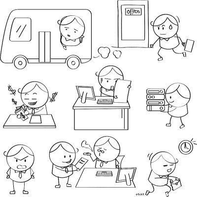 商人的插图