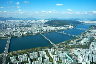这是首尔的风景。