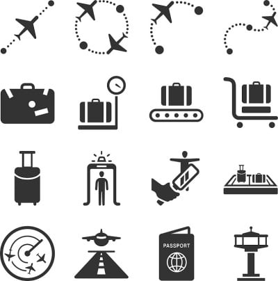 航空图标套装1