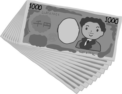 Monochrome Bunch of  Cute hand-painted Japanese 10