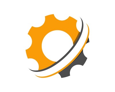 齿轮切片建筑标志