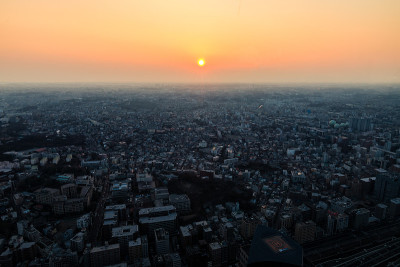 横滨地标大厦的夜景
