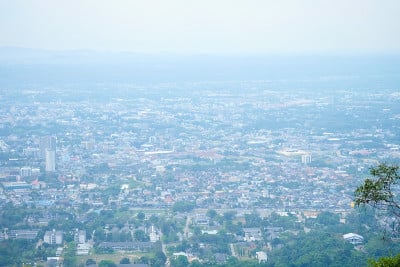 美丽的风景Hat Yai城，宋卡，泰国