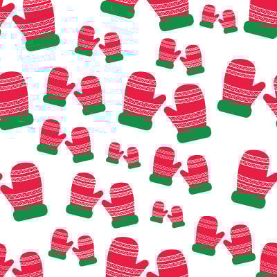 Christmas hand cluse seamless background