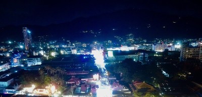 泰国普吉岛巴东的无人机