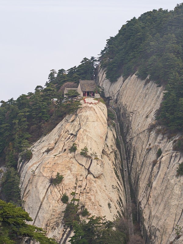 Huashan Mountain near Xian City. The Most dangerou