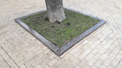 公园内各种长椅和小型建筑形式