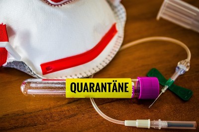 戴口罩、插管和血管对冠状病毒流行的血液检测及德国检疫、英国检疫中的题词