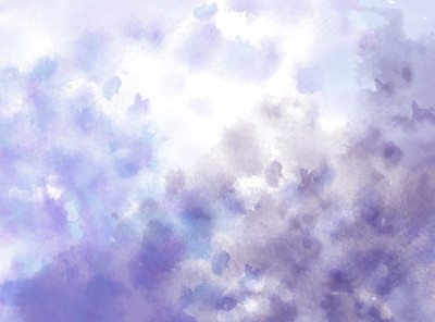 彩色造型水彩插画背景，彩色笔刷背景。