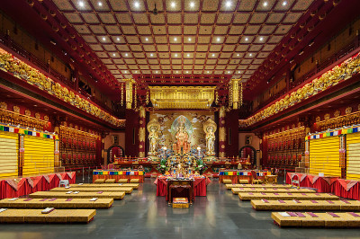 新加坡的佛牙寺和博物馆