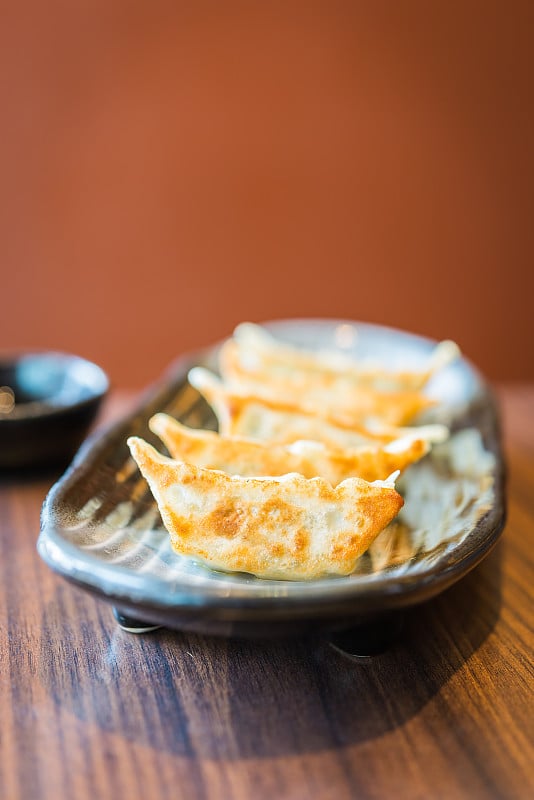 亚洲开胃菜菜单煎饺