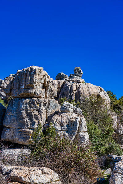 El Torcal de Antequera, Andalusia, Spain，在Antequer