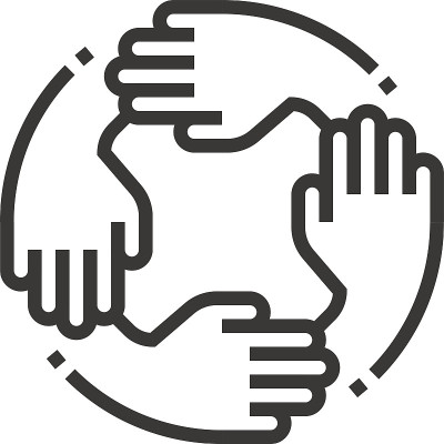 团队合作的图标