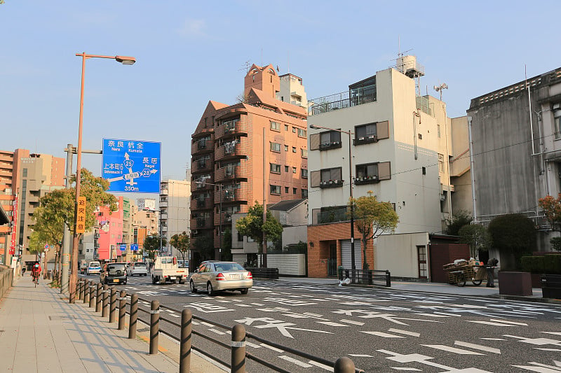 日本大阪天王寺区街景