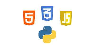 HTML5 CSS3 JavaScript Pytjon图标上的白色背景。