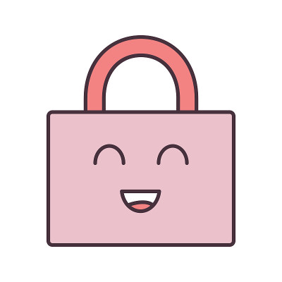 Smiling padlock icon
