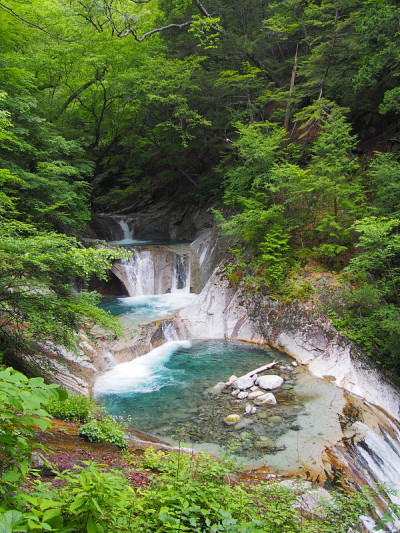 日本山梨县西泽谷