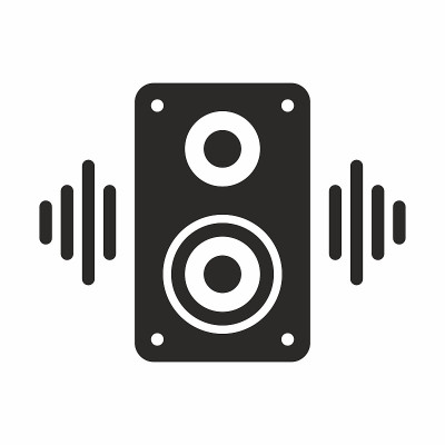 音乐扬声器图标
