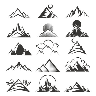 山矢量图标