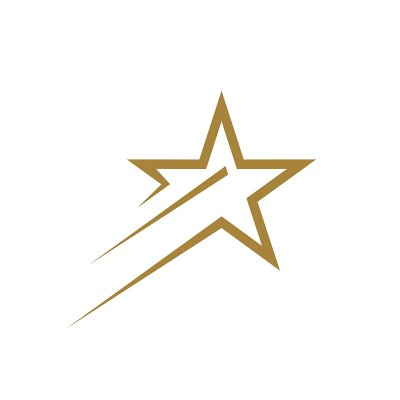 金星线标志模板插图设计。向量EPS 10。