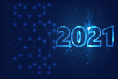 2021年电子科技新年快乐