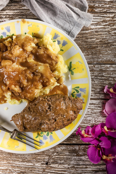 美味的牛肉颤音。