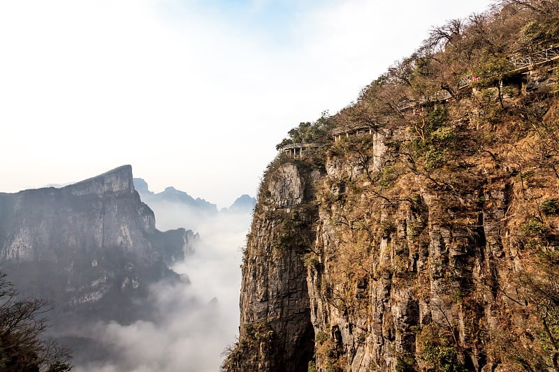 张家界的天门山