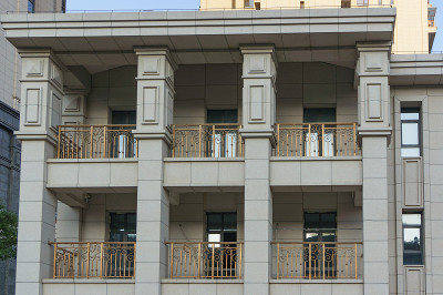 建筑细节，现代建筑玻璃立面