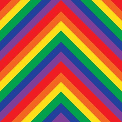 Rainbow Chevron Diagonal Stripes seamless pattern 