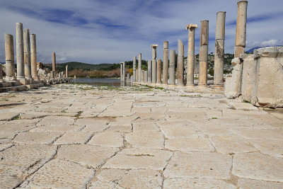 帕塔拉古城的主干道。Lycia-Turkey。1327