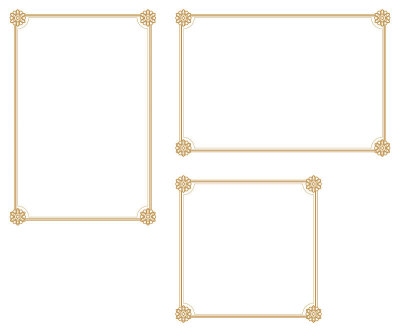 Decorative frame.A frame that gave a change in siz