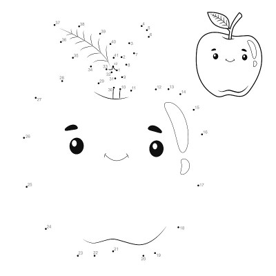 给孩子们玩点对点的拼图