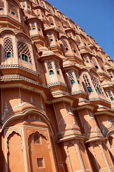 印度斋浦尔的Hawa Mahal(风之宫)