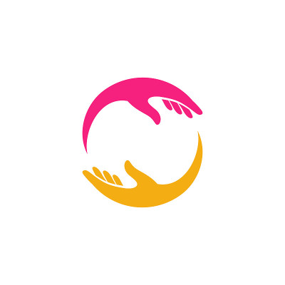手护理图标符号插图设计模板。手护理矢量图标符号