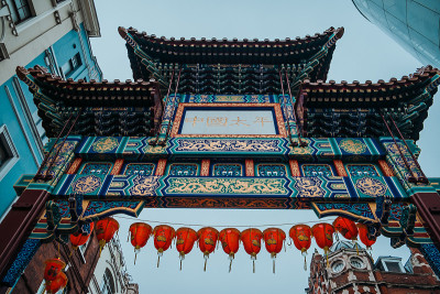 唐人街门