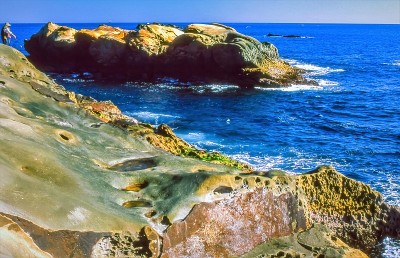 台湾北部海岸风光，野柳海岸线