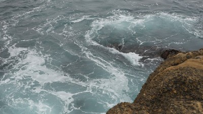 Point Lobos国家自然保护区海洋与岩石在美国加利福尼亚州卡梅尔
